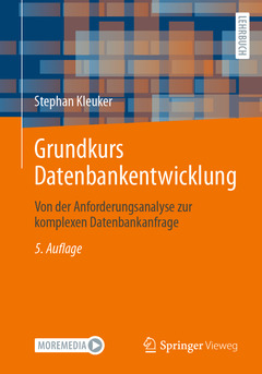 Couverture de l’ouvrage Grundkurs Datenbankentwicklung