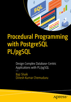 Couverture de l’ouvrage Procedural Programming with PostgreSQL PL/pgSQL