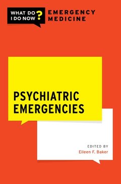 Couverture de l’ouvrage Psychiatric Emergencies