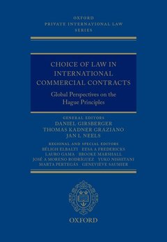 Couverture de l’ouvrage Choice of Law in International Commercial Contracts