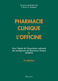 Couverture de l’ouvrage Pharmacie clinique à l'officine 2e ed