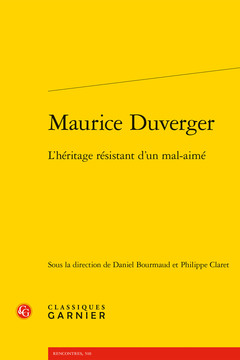 Couverture de l’ouvrage Maurice Duverger