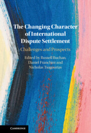 Couverture de l’ouvrage The Changing Character of International Dispute Settlement