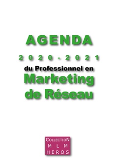 Couverture de l’ouvrage Agenda 2020 - 2021 du Professionnel en Marketing de Réseau