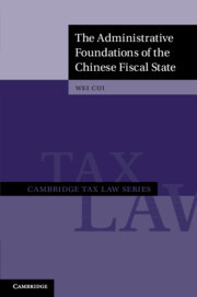 Couverture de l’ouvrage The Administrative Foundations of the Chinese Fiscal State