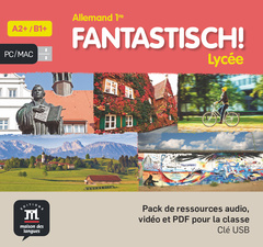 Couverture de l’ouvrage Fantastisch 1re - Clé USB (audio + vidéo)