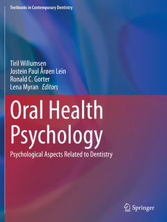 Couverture de l’ouvrage Oral Health Psychology