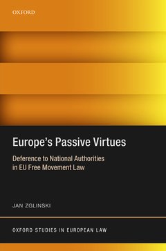 Couverture de l’ouvrage Europe's Passive Virtues