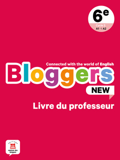 Couverture de l’ouvrage Bloggers NEW 6e - Livre du professeur