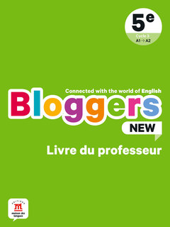 Couverture de l’ouvrage Bloggers NEW 5e - Livre du professeur