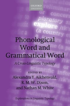 Couverture de l’ouvrage Phonological Word and Grammatical Word
