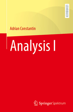 Cover of the book Analysis I