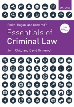 Cover of the book Smith, Hogan, and Ormerod's Essentials of Criminal Law