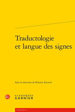Couverture de l’ouvrage Traductologie et langue des signes