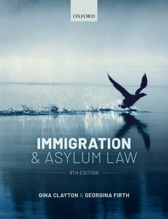Couverture de l’ouvrage Immigration & Asylum Law