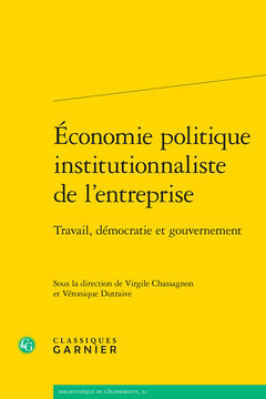 Couverture de l’ouvrage Économie politique institutionnaliste de l'entreprise