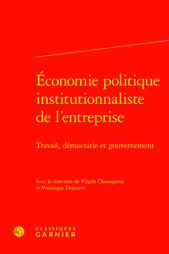 Couverture de l’ouvrage Économie politique institutionnaliste de l'entreprise
