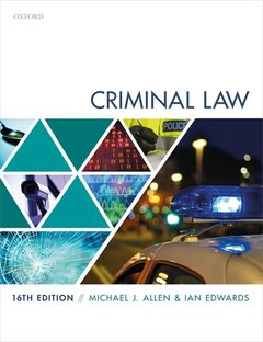 Cover of the book Criminal Law
