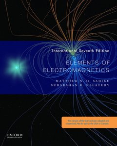 Couverture de l’ouvrage Elements of Electromagnetics