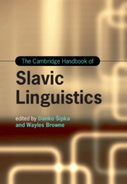Couverture de l’ouvrage The Cambridge Handbook of Slavic Linguistics