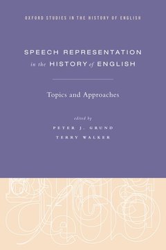 Couverture de l’ouvrage Speech Representation in the History of English