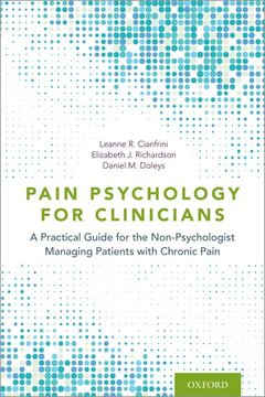 Couverture de l’ouvrage Pain Psychology for Clinicians