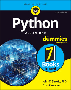 Couverture de l’ouvrage Python All-in-One For Dummies