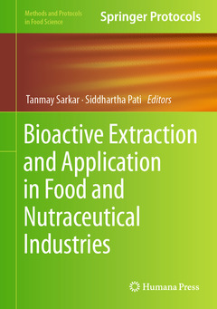 Couverture de l’ouvrage Bioactive Extraction and Application in Food and Nutraceutical Industries