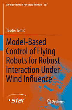 Cover of the book Model-Based Control of Flying Robots for Robust Interaction Under Wind Influence