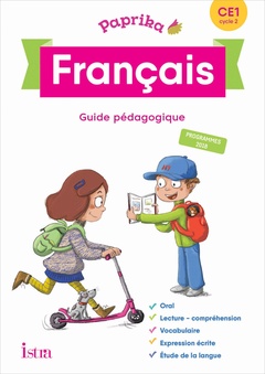 Couverture de l’ouvrage Paprika Français CE1 - Edition France - Guide pédagogique + CD - Ed. 2019