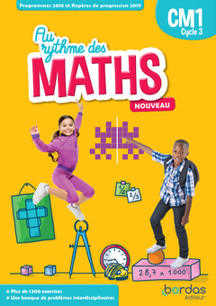 Cover of the book Au Rythme des maths CM1 2020 Manuel élève