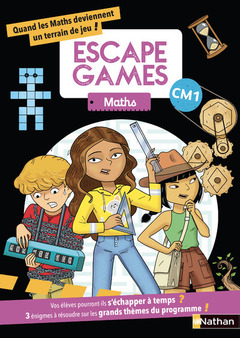 Couverture de l’ouvrage Escape Games - Maths - CM1 - Panoramas