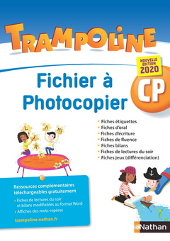 Couverture de l’ouvrage Trampoline - Fichier à photocopier - CP - NE 2020