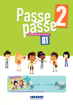 Couverture de l’ouvrage Passe-passe 2 - Coffret classe 2 CD mp3 + 1 DVD