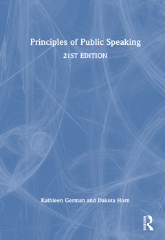 Couverture de l’ouvrage Principles of Public Speaking