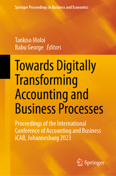 Couverture de l’ouvrage Towards Digitally Transforming Accounting and Business Processes
