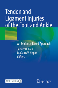 Couverture de l’ouvrage Tendon and Ligament Injuries of the Foot and Ankle