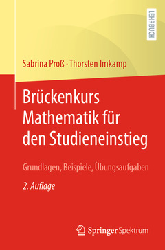 Couverture de l’ouvrage Brückenkurs Mathematik für den Studieneinstieg