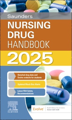 Couverture de l’ouvrage Saunders Nursing Drug Handbook 2025