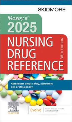 Couverture de l’ouvrage Mosby's 2025 Nursing Drug Reference