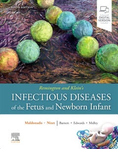 Couverture de l’ouvrage Remington and Klein's Infectious Diseases of the Fetus and Newborn Infant