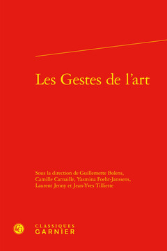 Cover of the book Les Gestes de l'art