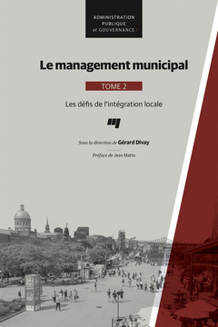 Couverture de l’ouvrage Le management municipal, Tome 2