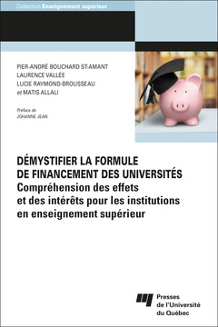 Couverture de l’ouvrage Démystifier la formule de financement des universités
