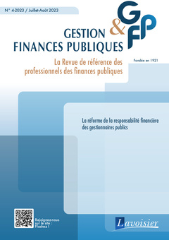 Couverture de l’ouvrage Gestion et finances publiques Vol. 103 N° 4 - Juillet-Août 2023