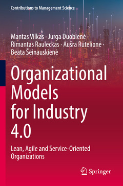 Couverture de l’ouvrage Organizational Models for Industry 4.0