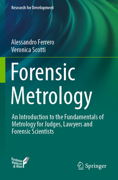 Couverture de l’ouvrage Forensic Metrology