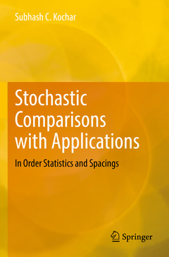 Couverture de l’ouvrage Stochastic Comparisons with Applications