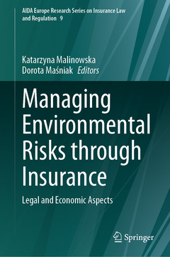 Couverture de l’ouvrage Managing Environmental Risks through Insurance