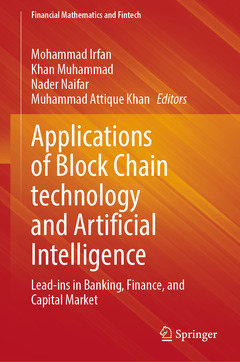 Couverture de l’ouvrage Applications of Block Chain technology and Artificial Intelligence